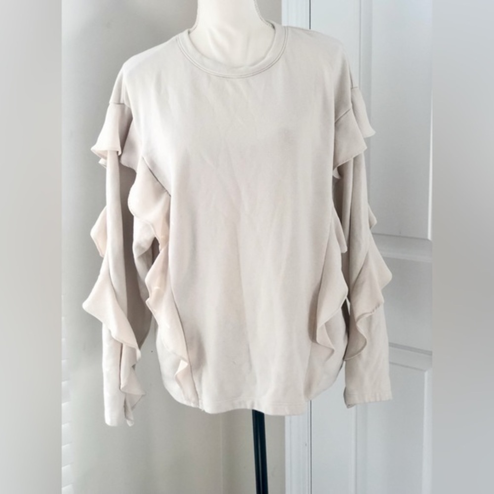 A New Day Comfy Ruffle Sweatshirt Size XXL